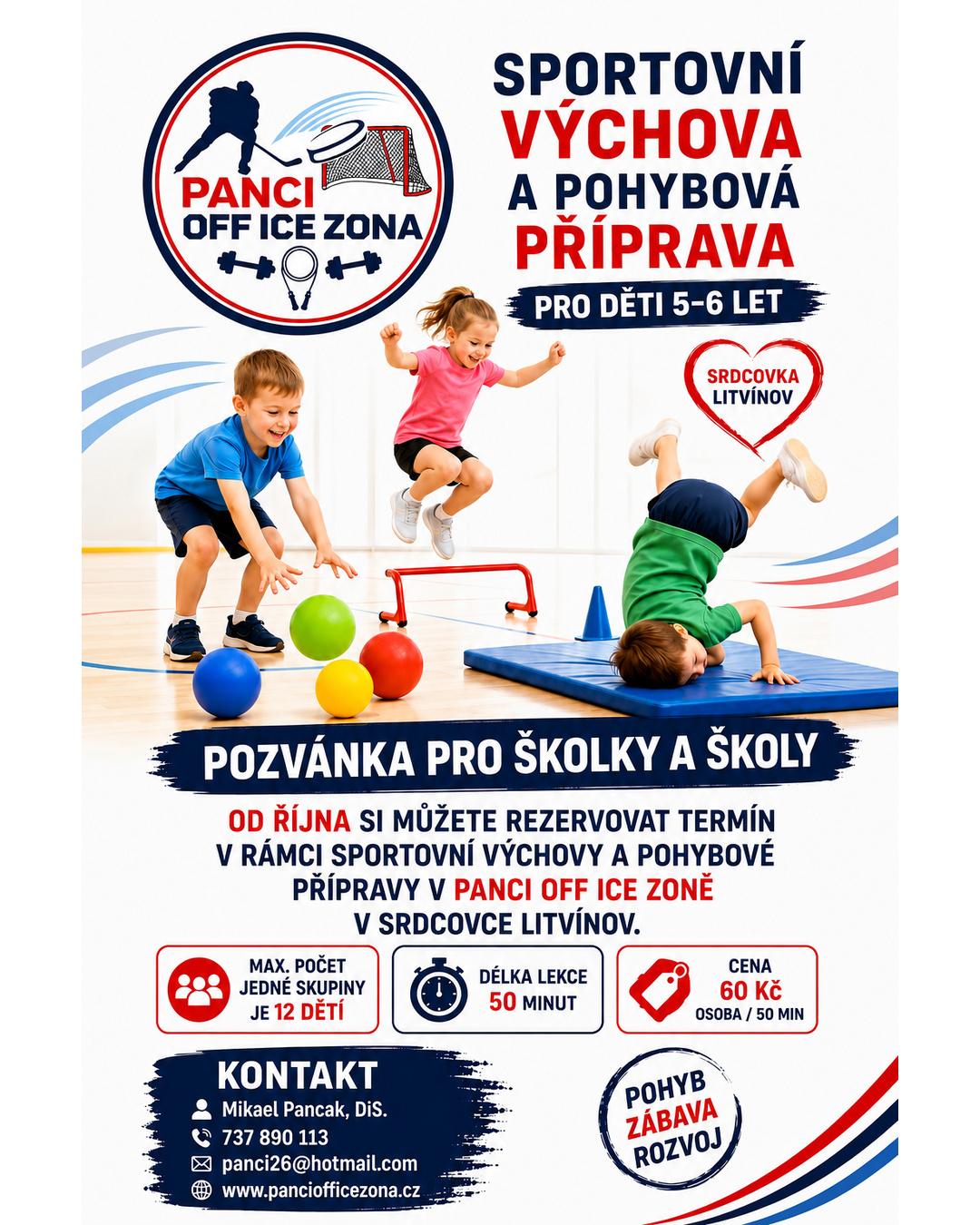 🏒 SPORTOVNÍ VÝCHOVA A POHYBOVÁ PŘÍPRAVA PRO ŠKOLY A ŠKOLKY 🏃‍♂️🤸‍♀️